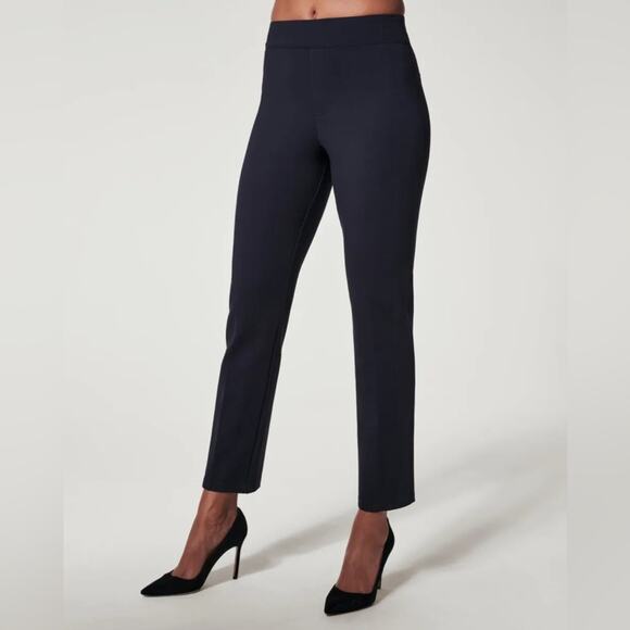 Spanx SPANXsupersmooth Perfect Fit Ponte Slim Straight Pull On Pant Navy Size XS - Picture 6 of 15